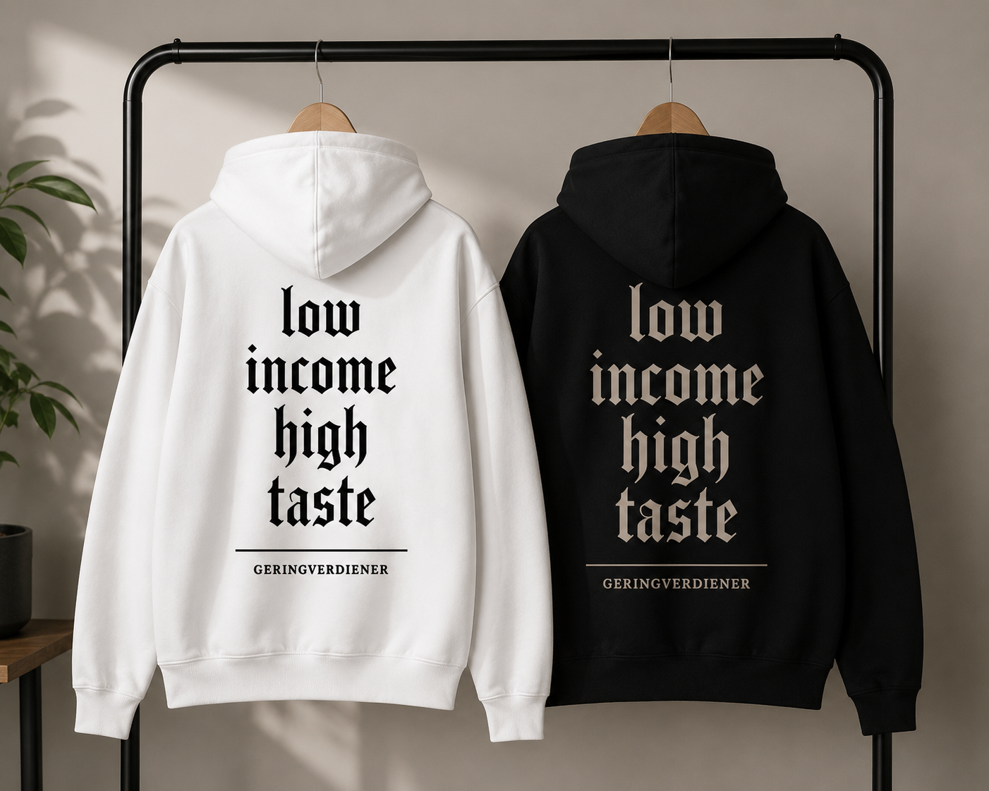 low income high taste Hoodie