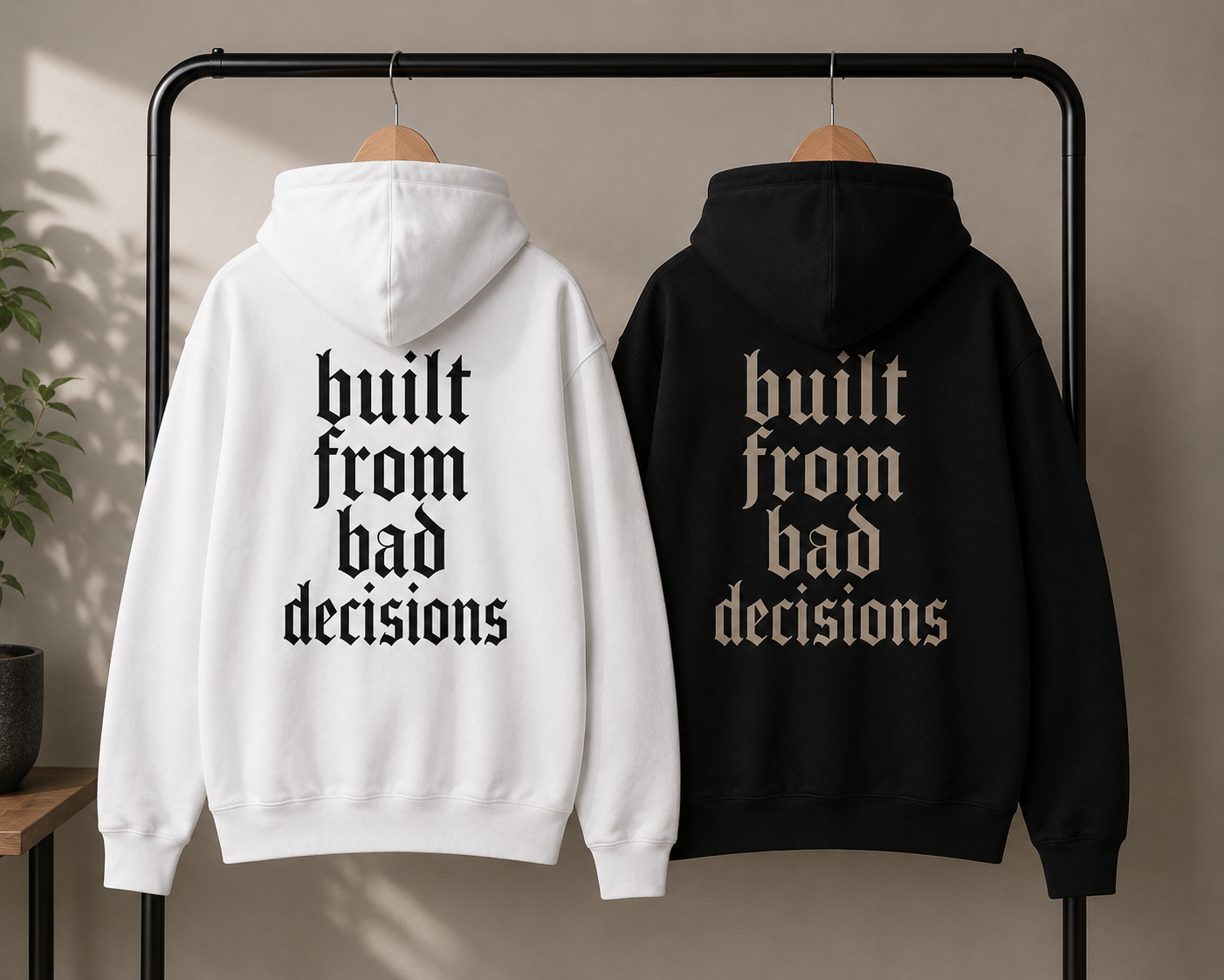 built from bad decisions Hoodie